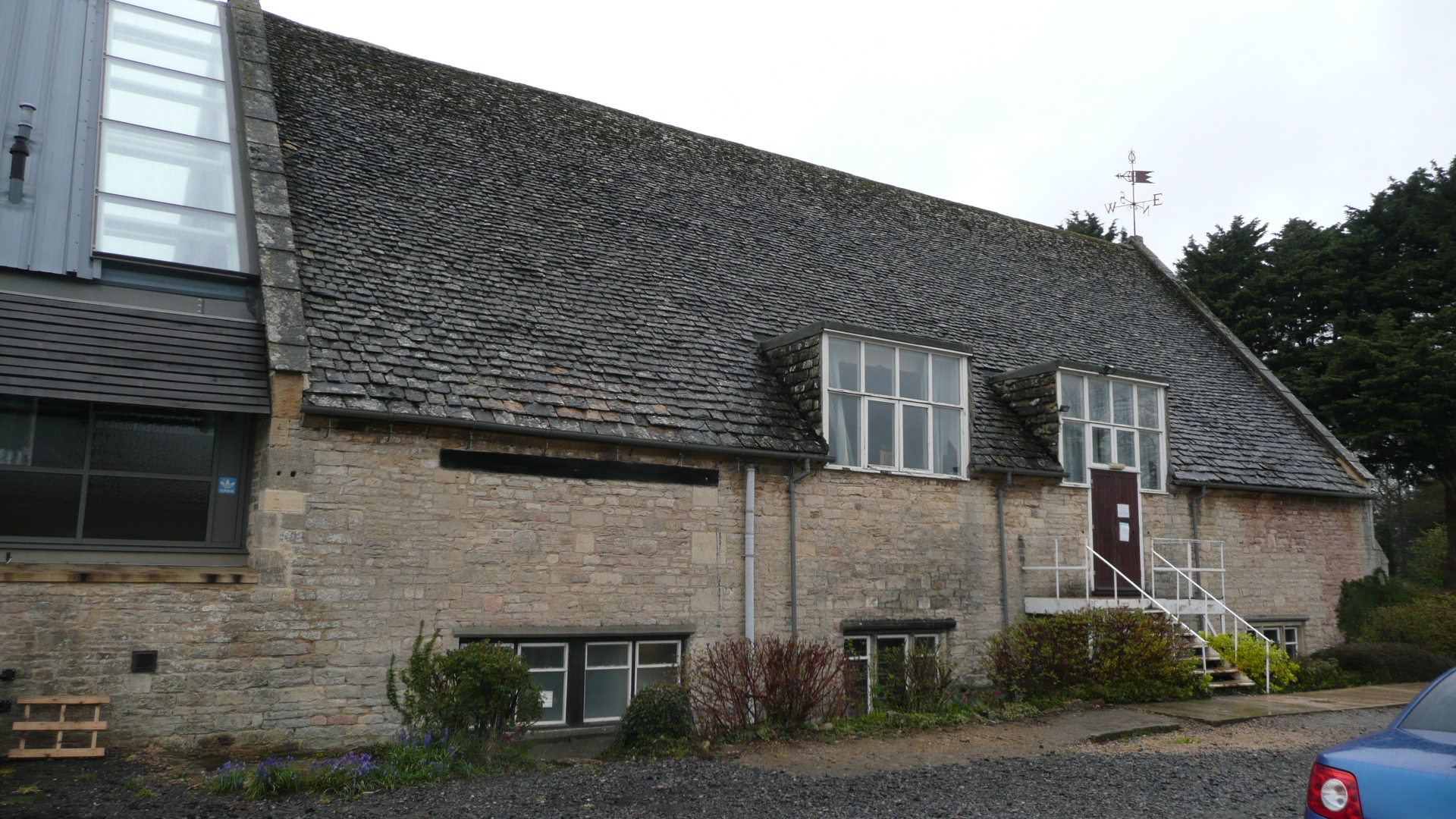 The east elevation showing the two dormers and partial extension external.JPG